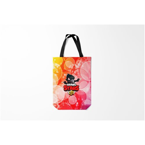 фото Сумка-шоппер / 31х42 см / геймерам / brawl stars crow burnettie