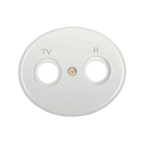 фото Накладка антенной розетки tv/r белый tacto abb, 5550 bl
