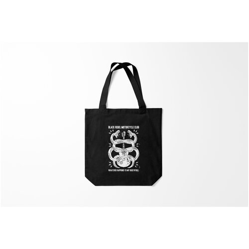 фото Сумка-шоппер / 40х40 см / рок / разный black rebel motorcycle club burnettie