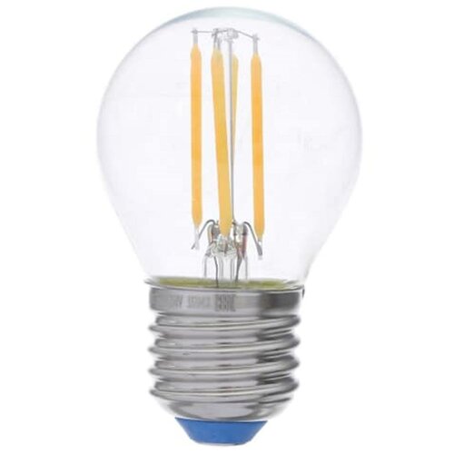 фото Лампа светодиодная филаментная airdim, форма шар, e27 5 вт 500 лм свет тёплый uniel
