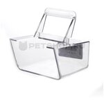 Benelux - Кормушка для птиц фронтальная (для клетки) 7*4*7 см (Cage front feeder 7x4x7 cm) 50g - изображение