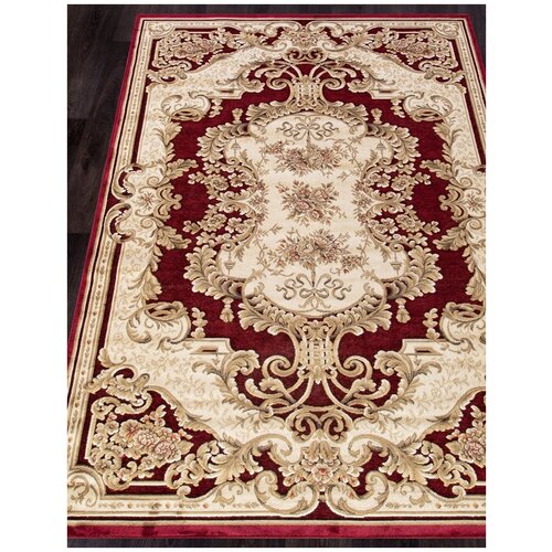 Ковер GENOVA - Прямоугольник Красный, Классический, Ковер антискользящий на пол, в гостиную, спальню, в ассортименте, Турция, Бельгия, Бельгия (300 см. на 400 см.)