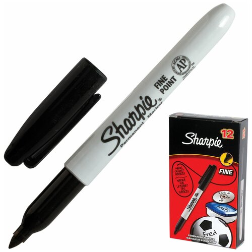 Маркер перманентный SHARPIE (США) черный, 