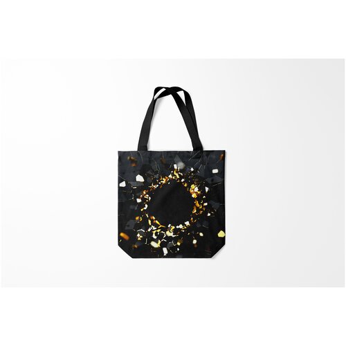 фото Сумка-шоппер / 40х40 см / тренды / геометрия брызги стекла burnettie