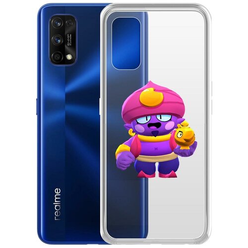 фото Чехол-накладка clear case brawl stars-джин для realme 7 pro krutoff group