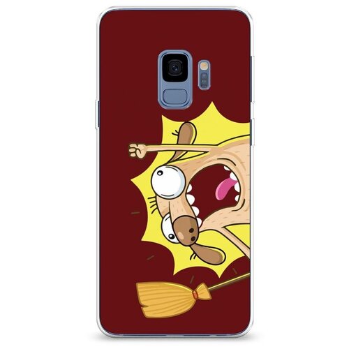фото Силиконовый чехол "дигги с веником" на samsung galaxy s9 / самсунг галакси с9 case place