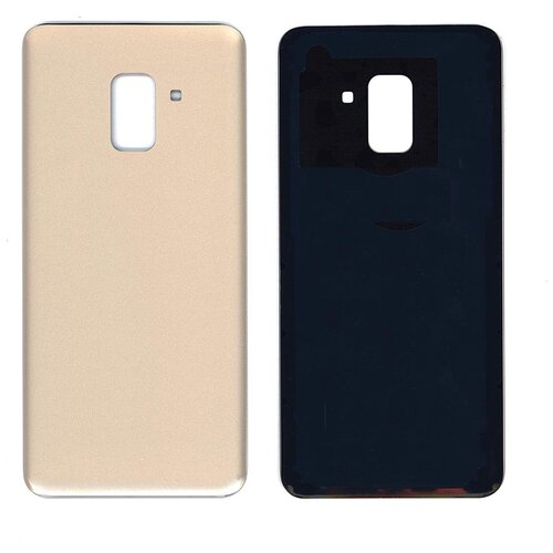Задняя крышка для Samsung Galaxy A8 (2018) SM-A530F золотая чехол крышка skinbox slim silicone для samsung galaxy a5 2018 a8 силиконовый