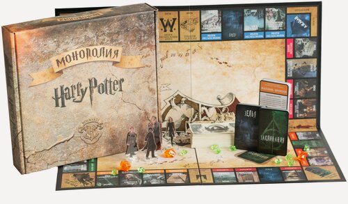 Изображение товара Монополия Гарри Поттер Monopoly Harry Potter Настольная игра Экономическая игра Карточная Развивающая Для всей семьи Для Детей