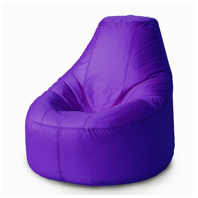 MyPuff кресло-пуф Люкс, размер XXХХL-Комфорт, оксфорд, фиолетовый