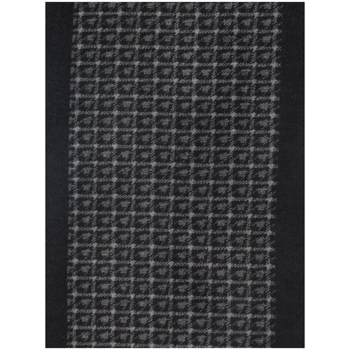 Шарф мужской GREG G3062, цвет Черный, размер 30х177 см