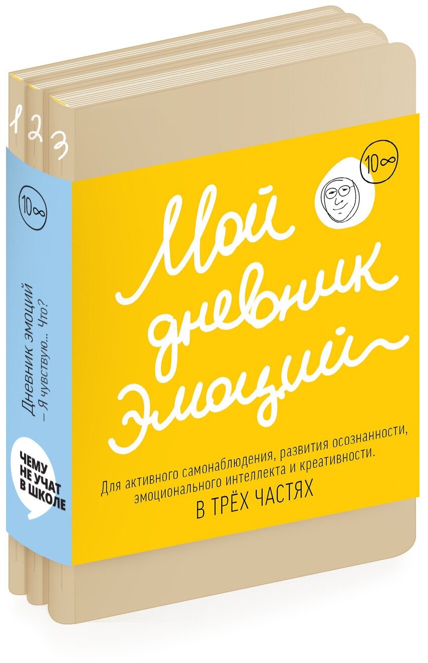 Мой дневник эмоций «Я чувствую. Что?» В трех частях, из серии «Чему не учат в школе» для детей и взрослых