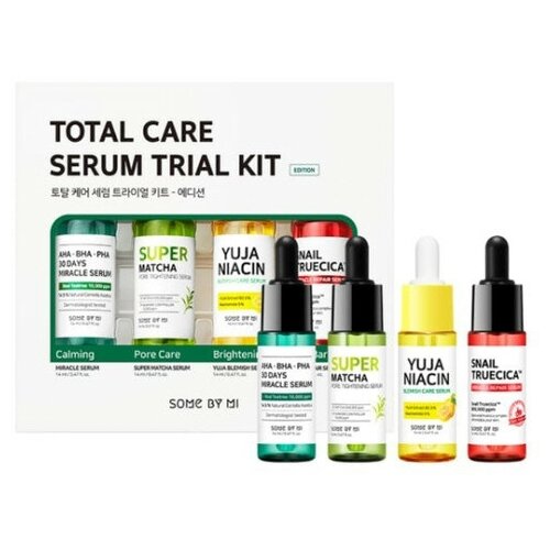 фото Набор из 4-х мини-версий сывороток some by mi total care serum trial kit