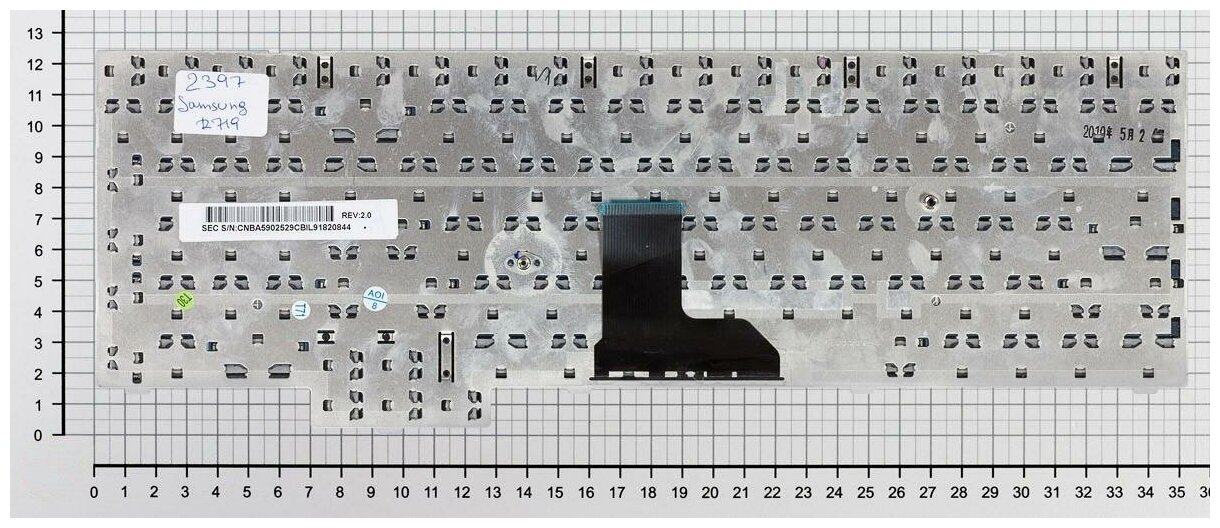 Клавиатура для ноутбука Samsumg NP-R523-DS03UA черная