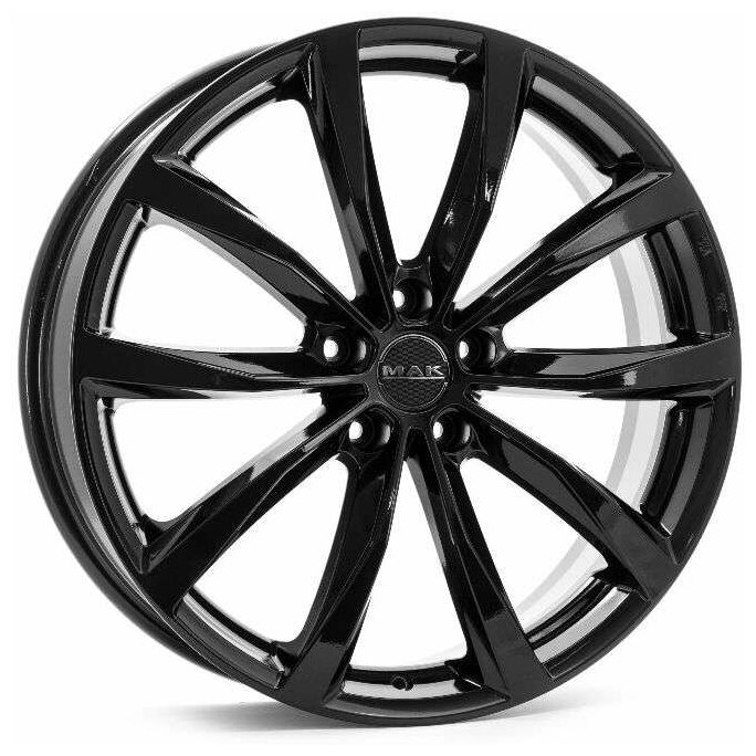 Диск колесный MAK Wolf 65xR16 5x100 ET42 ЦО571 черный глянцевый F6560WFGB42PE2X