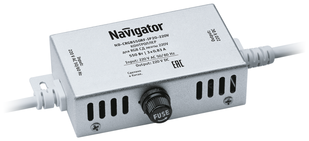 Контроллер RGB Navigator ND-CRGB550RF-IP20-220V 14 523