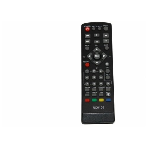 Пульт к BBK RC0105 для ресивера DVB-T2 (STB105) SkyVision T2501 пульт ду для gs 105 210f