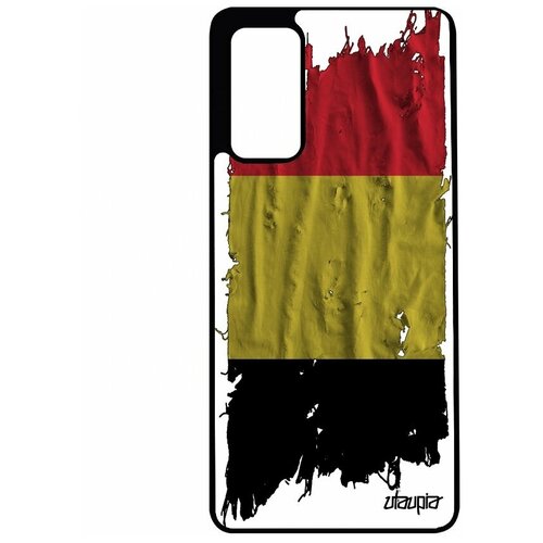 фото Чехол на телефон galaxy s20fe, "флаг бельгии на ткани" государственный страна utaupia