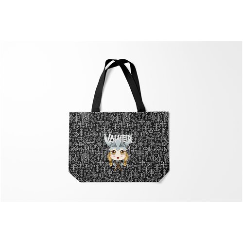 фото Сумка-шоппер / 46х35 см / геймерам / valheim girl burnettie