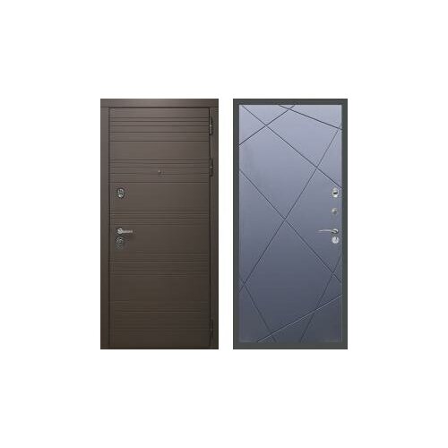 Дверь входная (стальная, металлическая) Rex 14 Шоколад ФЛ-291 
