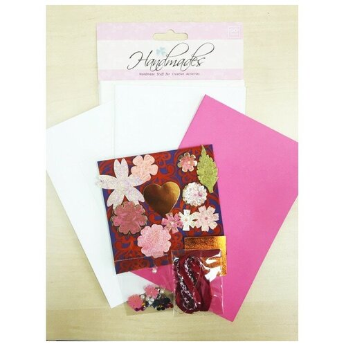 1 набор праздничных поздравительных открыток наклейки с царапинами творческие поздравительные открытки Color kit/ Скрапбукинг /Набор для скрапбукинга Открытка Цветы 12,5х18 (3 шт) SKF003