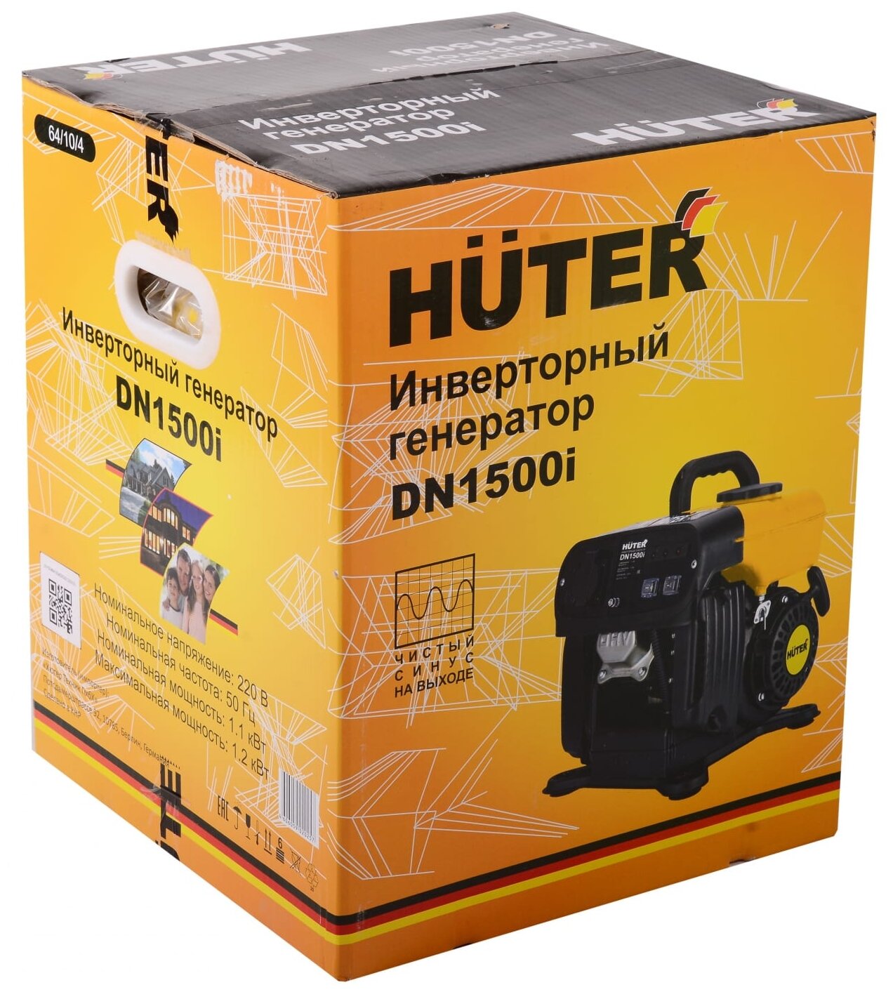 Инверторный генератор HUTER DN1500i - фотография № 12