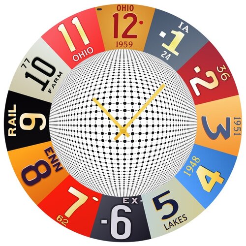 фото Настенные часы svs 3502937