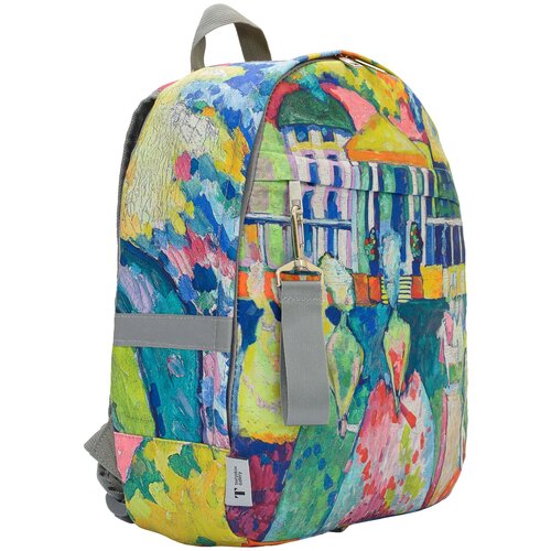 фото Рюкзак городской tghb-ut3-796 мягкий. третьяковская галерея , кандинский - дамы в кринолинах, для девушек