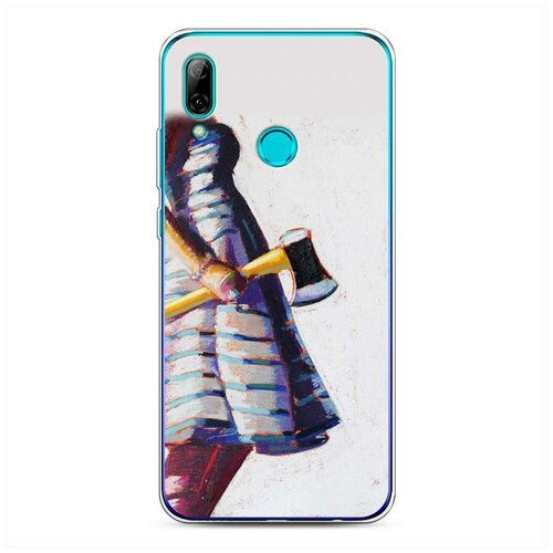 фото Силиконовый чехол "дама с топором" на huawei p smart 2019 / хуавей п смарт 2019 case place