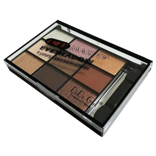 Тени для век с зеркалом DoDo 9 цветов, (03)