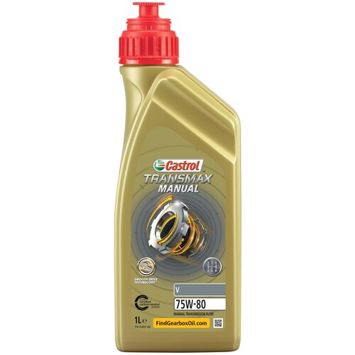 фото Трансмиссионное масло castrol transmax manual v 75w-80 для мкпп, 1 л