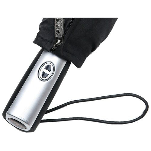 Мини-зонт Три слона, черный