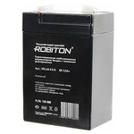 Robiton Аккумулятор ROBITON VRLA 6- 4.5/S свинцово-кислотный 6В 3.5Ah (70х47х100) - изображение