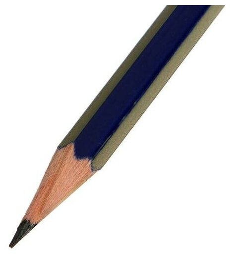 Набор карандашей чернографит. Faber-Castell Goldfaber (6 черн.кар 2H/HB/2B/4B/6B/8B/ласт./точ - фото №4