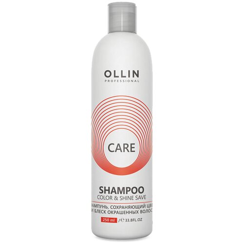 OLLIN CARE Шампунь, сохраняющий цвет и блеск окрашенных волос 250мл/ ColorShine Save Shampoo