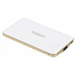 Портативная батарея Maxco MP-10000A Phantom Power Bank Power IQ 2.1А Li-Pol 10000 mAh White - изображение