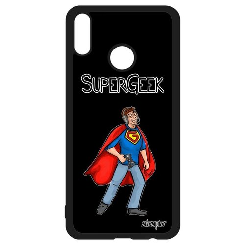 фото Чехол на телефон // honor 8x // "супергик" geek геймер, utaupia, черный
