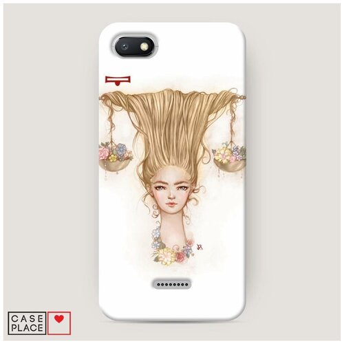 фото Чехол пластиковый xiaomi redmi 6a весы прическа case place