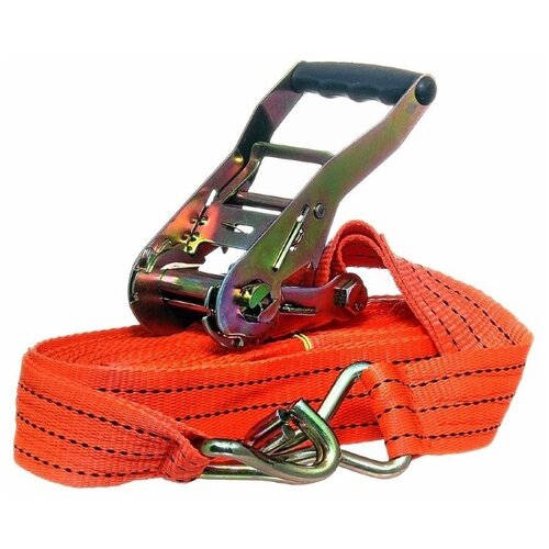 Стяжка груза с храповиком 196 мм. 12 м. 50 мм. 2000-4000 кг.