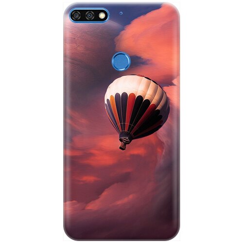 фото Re:pa накладка transparent для huawei y6 prime (2018) / honor 7c / honor 7a pro с принтом "воздушный шар и волшебство"