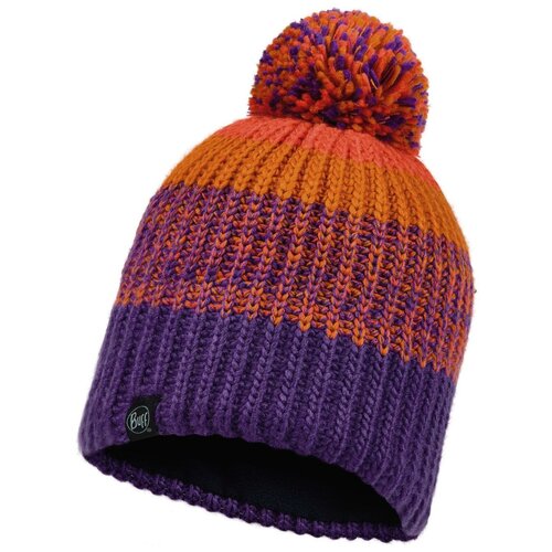 Шапка вязаная с флисом детская Buff Hat Knitted Polar Sibylla Purple