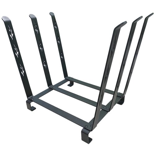 Дровница lz-m lzm 2.0 разборная черный 71.3 см 57 см 44 см