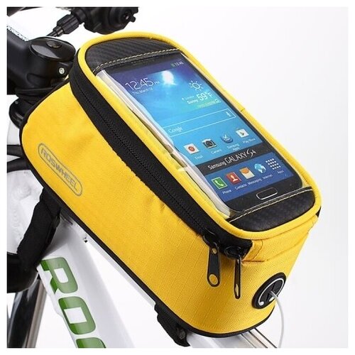 Велосумка на раму для смартфона до 5,7 Roswheel. Велосипедная сумка для телефона.