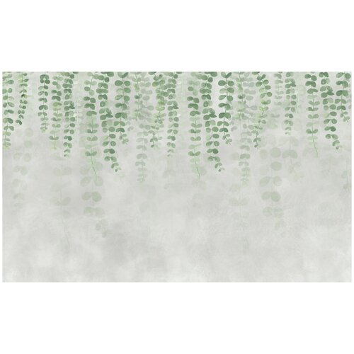 Фотообои Уютная стена Ускользающие листья 450х270 см Бесшовные Премиум (единым полотном)