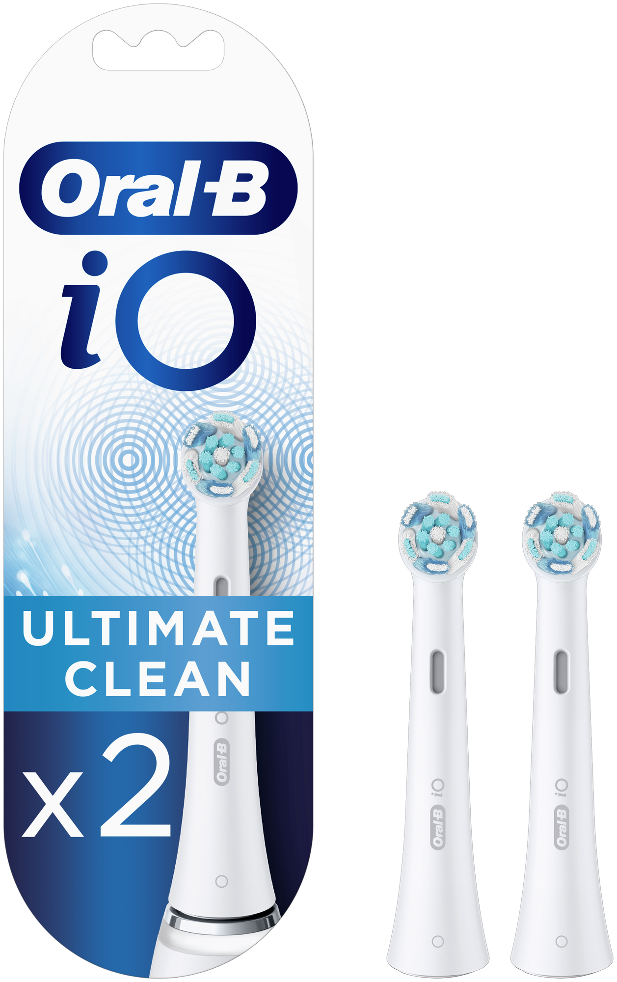 Набор насадок для электрической щетки Oral-B iO Ultimate Clean, 2 штуки, белый