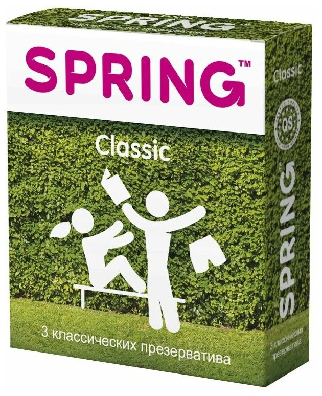 Классические презервативы Spring Classic - 3 шт.