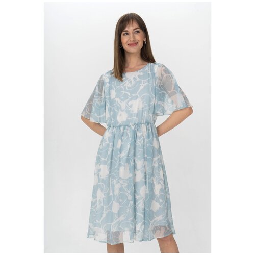 фото Платье emka fashion, размер 48, голубой