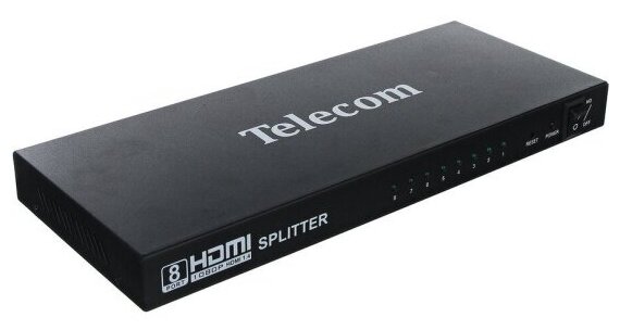 Разветвитель Telecom HDMI 1=>8 , каскадируемый , 1.4v+3D