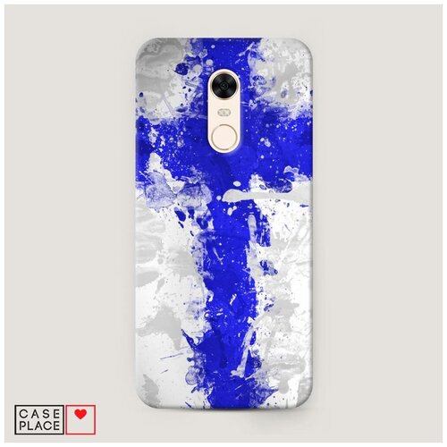фото Чехол пластиковый xiaomi redmi 5 plus флаг финляндии 2 case place