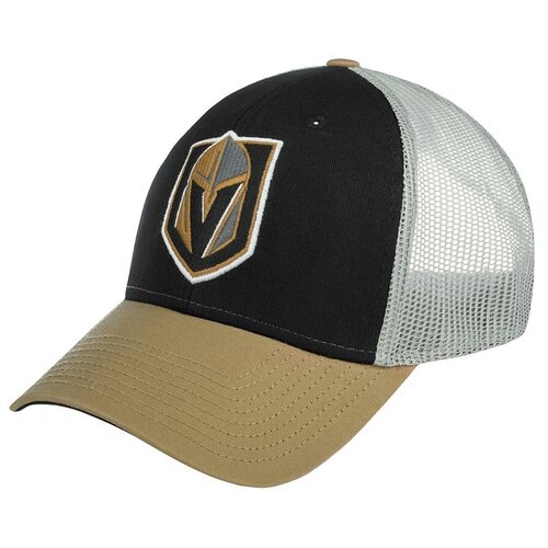 фото Бейсболка american needle арт. 44732a-vgk vegas golden knights roughage nhl (черный / золотой), размер uni