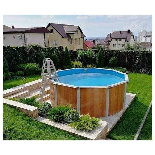 фото Морозоустойчивый бассейн atlantic pool esprit размер 2,4х1,25 м comfort круглый atlantic pools